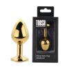 n12824-toosh-gold-metal-butt-plug-medium-red-stone-pkg-duo Toosh Gold Metal Butt Plug Medium Red Stone