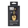 Toosh Gold Metal Butt Plug Large Red Stone