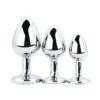 n12838-toosh-metal-butt-plug-silver-set-of-3-clear-stone Toosh Metal Butt Plug Silver Set of 3 Clear Stone