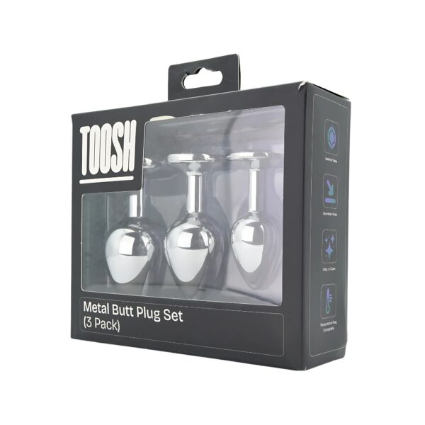 n12838-toosh-metal-butt-plug-silver-set-of-3-clear-stone-pkg-2 Toosh Metal Butt Plug Silver Set of 3 Clear Stone
