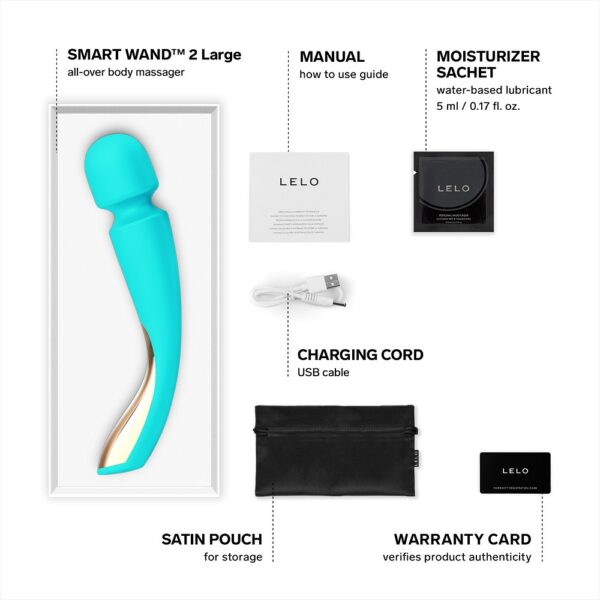 LELO Smart Wand 2 Large Aqua
