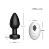 Toosh Remote Controlled Silicone Vibrating Butt Plug