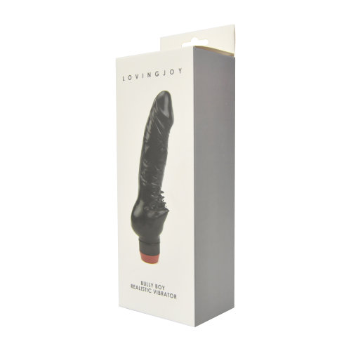 n8255-loving-joy-bully-boy-black-pkg-2 Loving Joy Bully Boy Realistic Vibrator Black