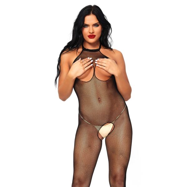 n9156-leg-avenue-fishnet-halter-bodystocking-1 Leg Avenue Fishnet Halter Bodystocking