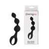 Loving Joy Triple Ripple Anal Beads-Black