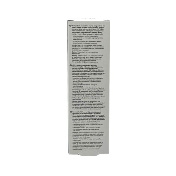 YES Organic Water Based Personal Lubricant-50ml