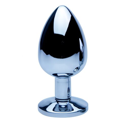 ns7101-precious-metals-silver-anal-plug-large-2-1 Precious Metals Silver Butt Plug-Large