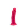 n11387-6inch-dual-density-dildo-pink-3 SilexD 6 inch Realistic Silicone Dual Density Dildo with Suction Cup Pink