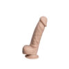 SilexD Real Skin 8 inch Silicone Dildo with Balls