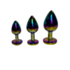 new Multi Jewelled Rainbow Butt Plugs